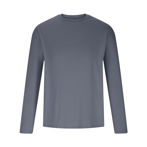 Sun Protection Clothing Men Breathable Quick Dry Long Sleeve Shirts UPF 50 + Moisture Wicking Tee Casual Workout Summer3