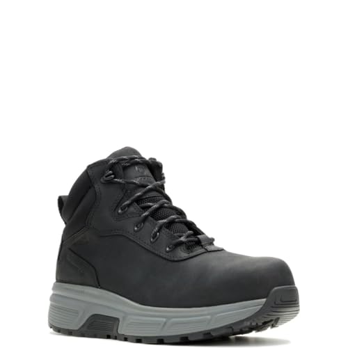 Wolverine Men's Ride Performance Wedge Mid Work Boot Construction Boot, Black, 11