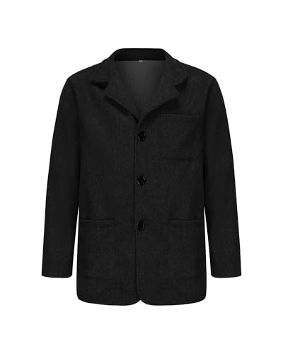 Men's Casual Blazer Open Front Long Sleeve Lightweight Sport Coats Suit Jacket Blazer4