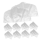 SAFIGLE 10 piezas Bolsas Transparentes para Ropa Protectoras de Fundas Colgantes para Guardar Ropa Infantil Cubiertas Antiarrugas para Almacenaje Reutilizables y Ligeras