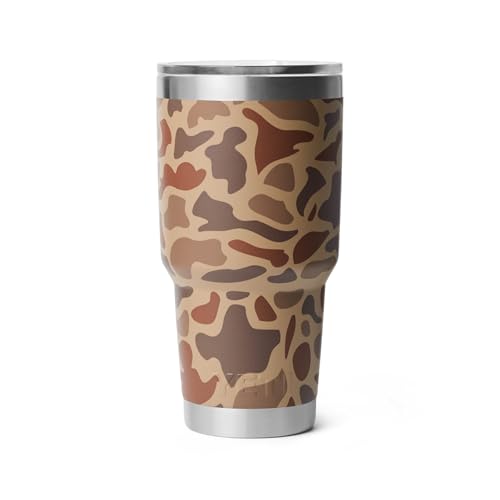 Image of YETI Rambler 30 oz Tumbler, Stainless Steel, Vacuum Insulated with MagSlider Lid, Wetlands Camo