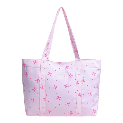 Women Cotton Padded Pattern Shoulder Bag with Large Capacity Commuting Tote Bag Chic Hobo Bag for Shopping Work