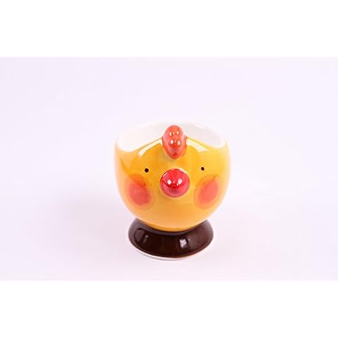 Hand Painted Yellow Chicken Egg Cup Cover