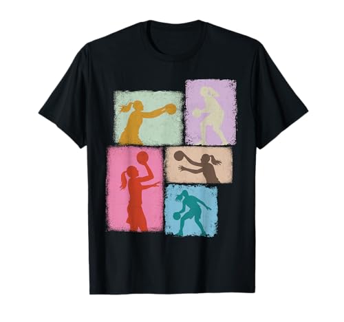 Basketball Player Collage T-Shirt Women Kids Youth Girl
