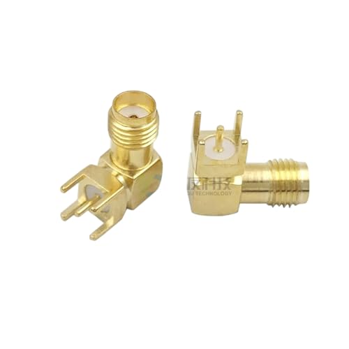 10pcs SMA-KWE Outer Screw Inner Hole RF Antenna Base Antenna Connector Elbow Horizontal SMA-KWE New for Arrival 2025 High for Quality