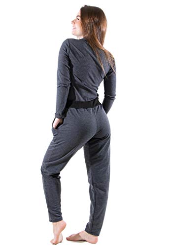 Kit 2 Calça Moletinho (M, Cinza/Chumbo)