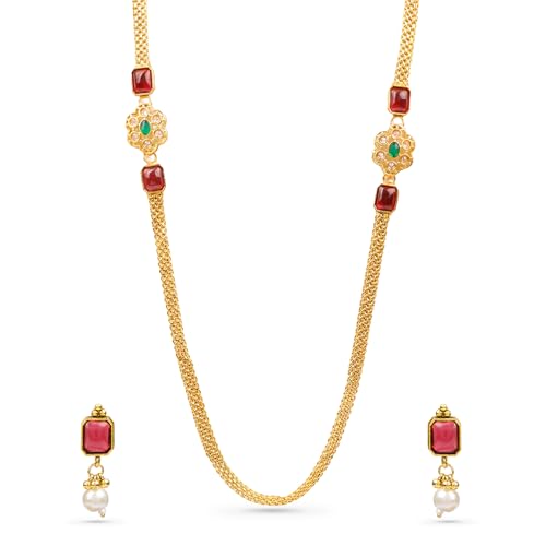 Image of Rubans Necklace Set Stylish Jewellery Gift for Women & Girls
