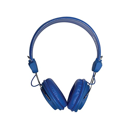 HamiltonBuhl TRRS Headset with in-Line Microphone Color: Blue