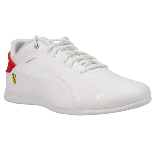 PUMA Mens Scuderia Ferrari Drift Cat Delta Lace Up Sneakers Shoes Casual - White - Size 13 M3