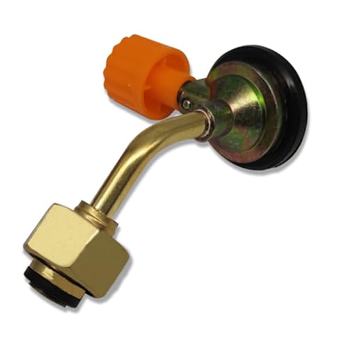 Pyanegn Adaptador de Conector de Carga de Tanque de Cilindro de Depósito de propano para Camping al Aire Libre Picnic Válvula Conector de Relleno de Cilindro de Propano Fácil U