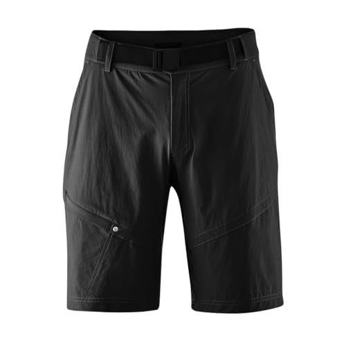 Gonso Hombre Pantalones Cortos de Ciclismo Arico, Culotte 2en1 con Inserción Elástica sobre el Asiento, Culotte Abotonable con Badana Relax Gel Comfort, Corte Ancho, Sin PFC