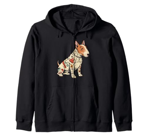 Perro tatuado No Master Funny Rebellious Pup Sudadera con Capucha