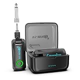 Sovvid Wireless Guitar System 2.4 GHz with Magnetic Charging Case Wireless Guitar Transmitter Receiver for Guitar Bass Electric Instruments