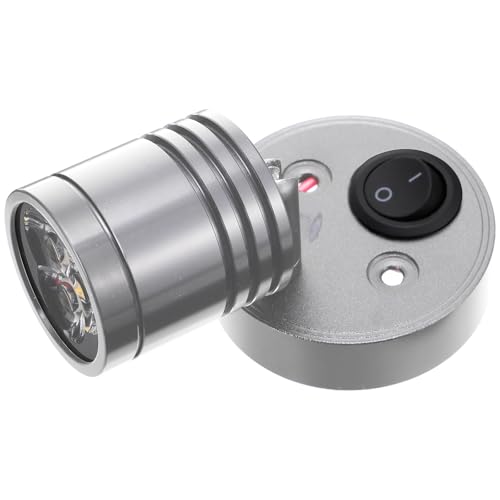 Foco de lectura LED 3W de aluminio resistente a la corrosión para barcos y vehículos