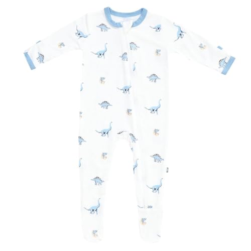 KYTE BABY Unisex Zipper Closure Footies, Rayon Made From Bamboo, 0-24 Months