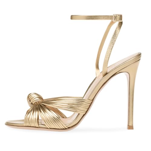Sandales à talons aiguilles 10 cm chics pour soirée et banquet élégant