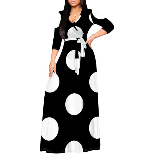 2019 Women Polka Dot Check Print Cotton Linen Dress Sleeveless O Neck Loose Ladi - Foto 3