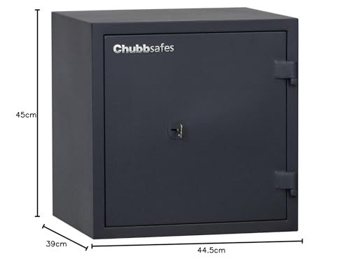 Chubbsafes PCSHOSAF0035 x M11 Home Safe 35 K Premium Quality Safety Flame/Key Lock 37 litres Dark Grey RAL 7016