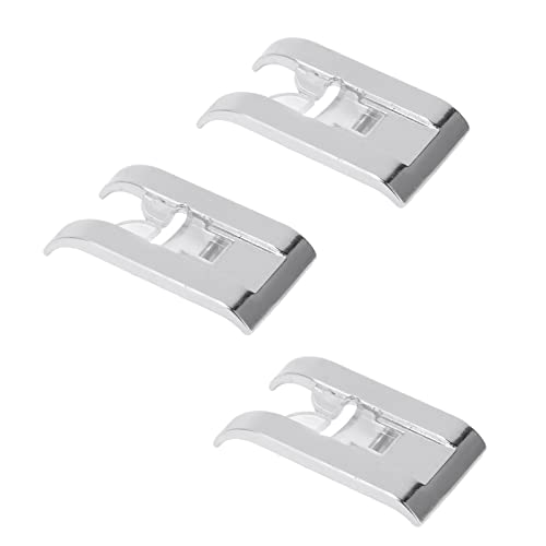 3 Piezas Pie Zigzag de Acero Inoxidable Multifuncional para Maquina de Coser miniatura 4
