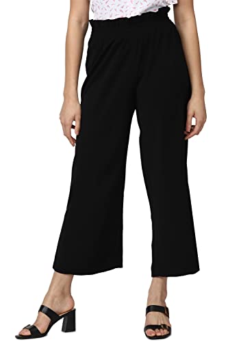Image of Van Heusen Women's Relaxed Fit High Rise Relaxed Formal Elastic Waist Paperbag Pants