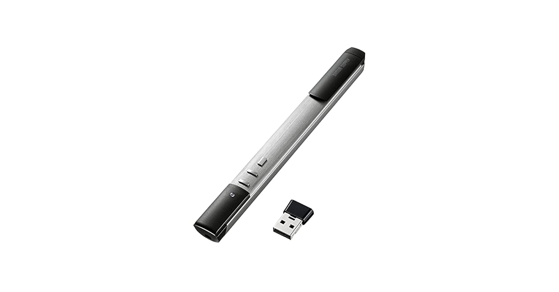 【新品未開封】サンワサプライ グリーンパワーポインター LP-RFG112S LP-RFG112S【2.4G＆Bluetoothグリーンパワーポインター