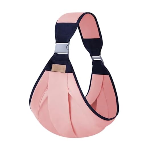 Sling Carregador Bebê Ergonômetro Compacto Leve Ajustável (Rosa)