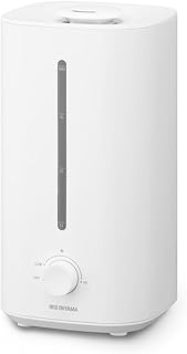 アイリスオーヤマ 加湿器 超音波式 加湿量 280ml タンク容量 4L 畳 14時間連続加湿 上から給水 小型 卓上 デスク用 AZHM-UU28B-W ホワイト