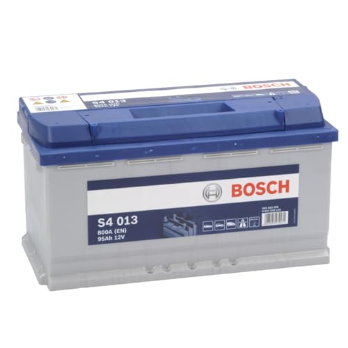 Bosch S4 013 Car Battery 95 A/h - 800 A - 12 V Battery, Type 019, Lead-acid for Non-Start/Stop...