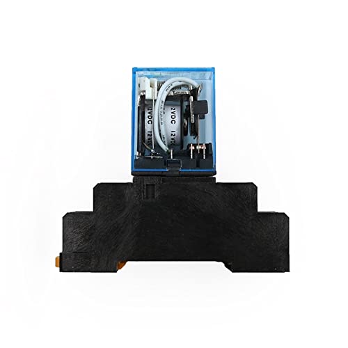 Relé electromagnético MY4NJ de 14 pines con bobina AC 110V y base de enchufe PYF14A 2