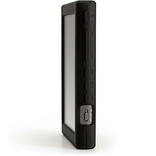 BestforYou Sony A35 Case,Silicone Gel Skin Case for Sony Walkman A45 A46 A47 NW-A40 A35 A36 A37 A35HN A36HN A37HN Cover + Screen Protector (Black)