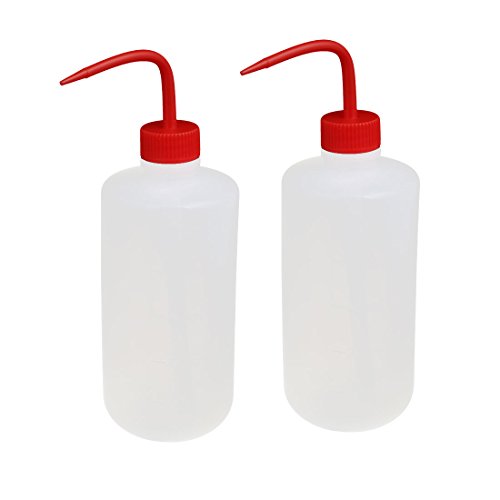 Aexit 2Pcs 500ml gauge Plastic Measuring Squeeze Oil Water Dispensing Bottle