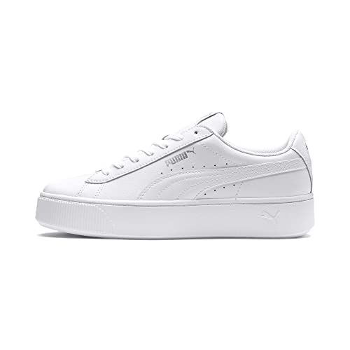 PUMA Damen Puma Vikky Stacked L Sneakers, Puma White-Puma White, 38.5 EU