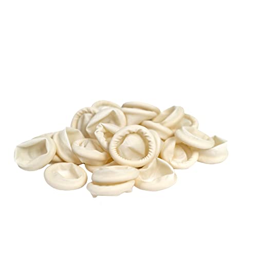 Le Pro du Médical - Doigtiers roulés latex blanc non stériles à usage unique taille S - M - L - XL, lot de 100 (L) Cover