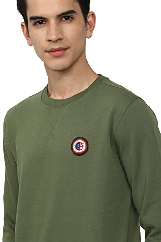 Image of Peter England Men Cotton Round Neck Sweatshirt