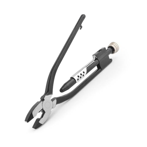 6 Inch Safety Wire Pliers, 0.3-0.7mm Lock Wire Twisting Tool for Automotive and Mechanical Repair, 6-inch Black