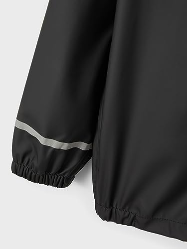 NAME IT Unisex NKNDRY RAIN NOOS Regen Set, Black, 116