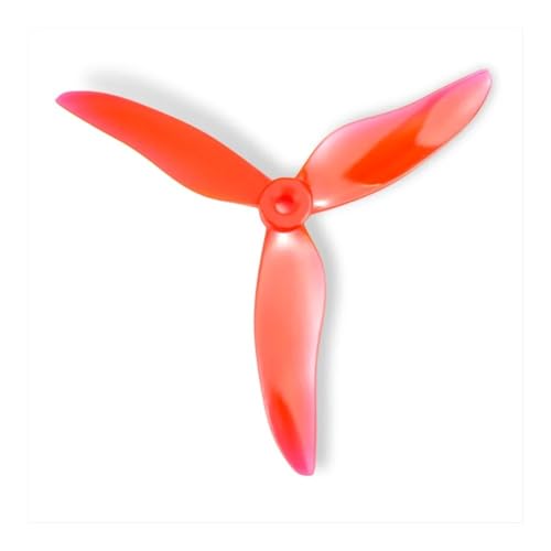 Hélice à 3 pales 51499 5.1x4.99 rouge pour drone FPV et moteur 2205