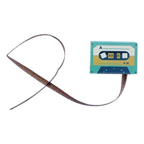 Miniblings Cassette Tape Bookmark Book Music Ribbon Recorder Tape Cover