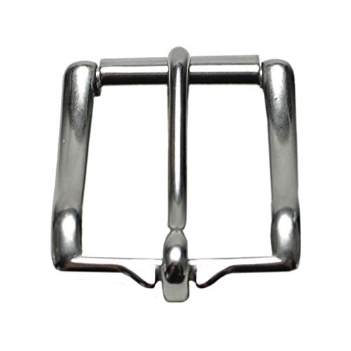 Image of VP Leather Replacement Belt Buckle for Men and Women, Removable Metal Frame