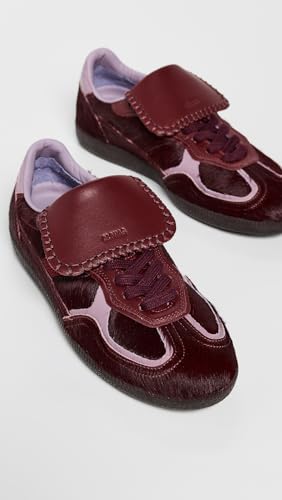 ALOHAS Women's Tb.490 Club Soft Burgundy Leather Sneakers4