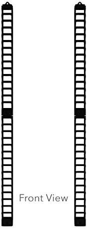 Atlantic Media Stix, Wall-Mount CD/DVD Media Storage Rack, 4-pack PN 62735674 in Black Product Image