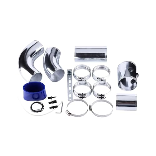 Kit de manguera de admisión de aire de carreras aluminio de 76 mm para coche deportivo universal