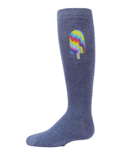 MeMoi Girls' Tie-Dye Popsicle Knee-High Socks