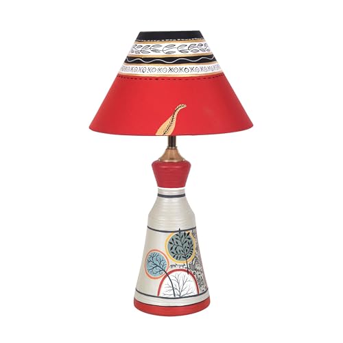 Image of AAKRITI ART CREATIONS Bazaar Soul Handcrafted Floral Lamp for Living Room Decoration | Warm Light Lamp | Home Decor Gift | Housewarming Gift | Handcrafted Home Decor Gift