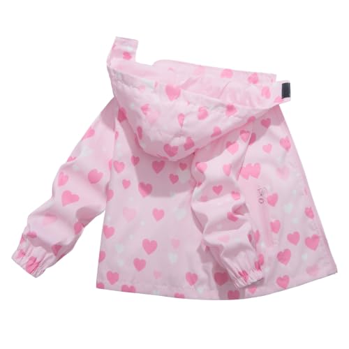 Image of HZXVic Toddler Boys Raincoat Waterproof,Lightweight Kids Rain Poncho Jacket Windbreaker Outwear Coat