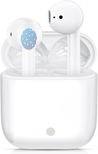 Wireless Earbuds,Bluetooth 5.3 Headphones in Ear with Charging Case,ENC Noise Cancelling Mic,HiFi Stereo Sound,IPX8 Waterproof Earphones,36H Playtime,Touch Control Wireless Headphones for iOS Android