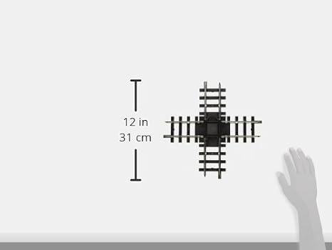 Bachmann Industries Large G Scale - 90 Degree Crossing Steel Alloy Track