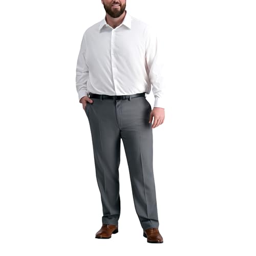 Haggar Men's Smart Wash Classic Fit Comfort Stretch Dress Shirt-Big Or Tall Sizes3