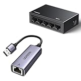 [ Large Compatibilité ] Cet adaptateur Ethernet USB est plug et play pour Windows 11/10/8,1/8, Mac OS 10,9 et supérieur, Android. Attention, il vous faut installer le driver sous les systèmes Windows 7/XP/Vista et Linux. Petit conseil : il ne supporte pas Wii/ Wii U/ Windows RT.