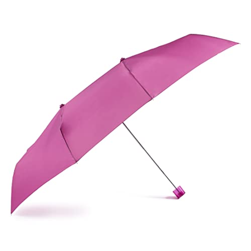 Práctico y Original Paraguas VOGUE Plegable para Dos Personas, con protección Solar y Anti-viento (Wind Proof). Llévatelo de Viaje. (Rosa)